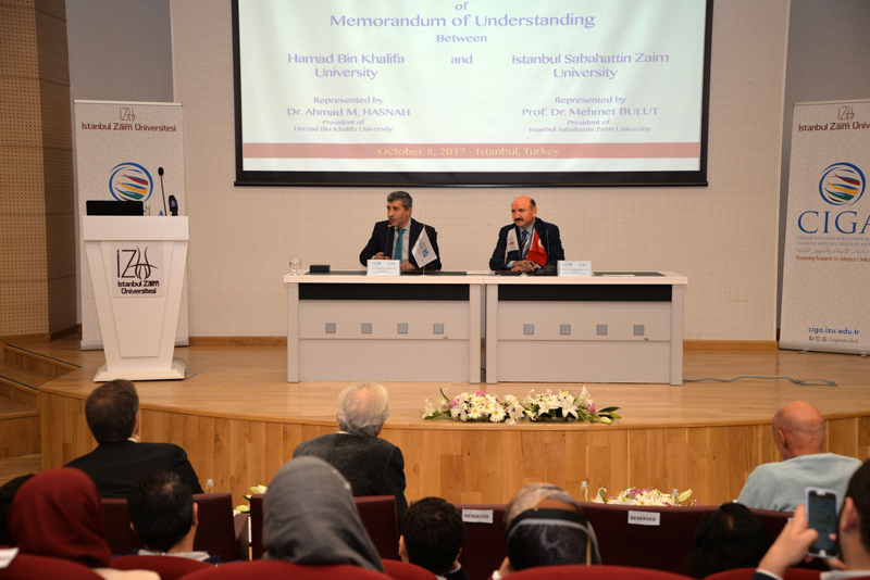 Hamad Bin Khalifa University Signs an Agreement with Istanbul Sabahttin Zaim University