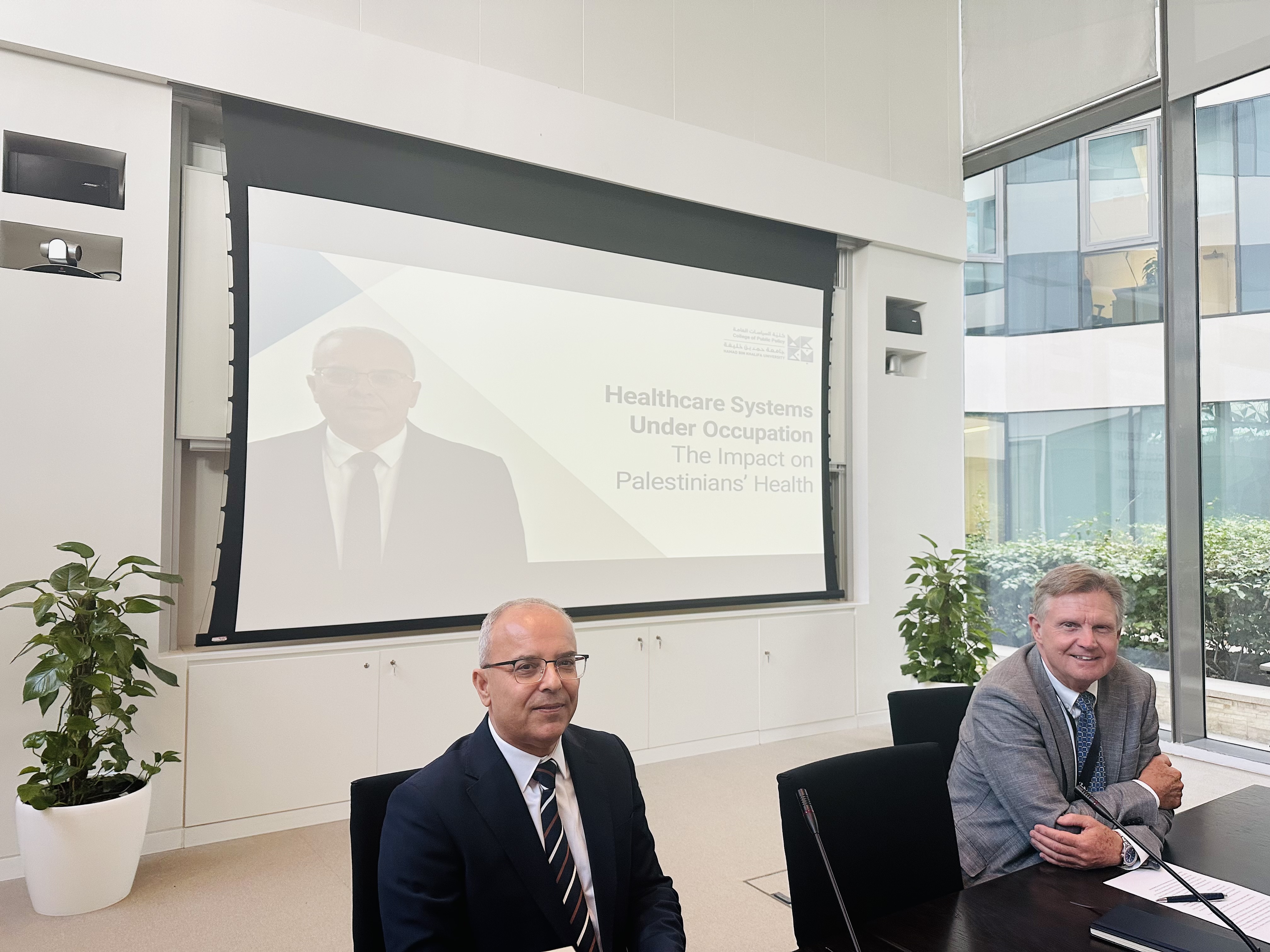 Dr. Motasem Hamdan and Dean Leslie A. Pal