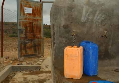 صنابير مياه في إثيوبيا