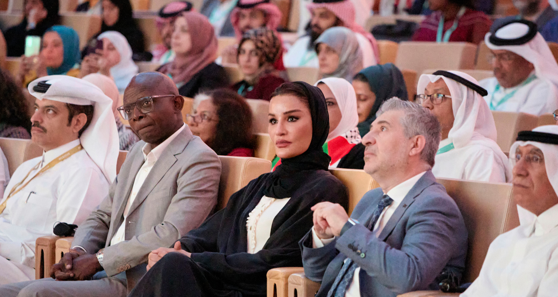 HH Sheikha Moza bint Nasser Witnesses Inauguration of First WCB Held in the Middle East