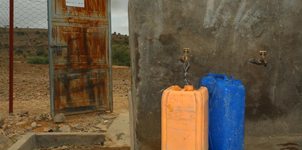 صنابير مياه في إثيوبيا